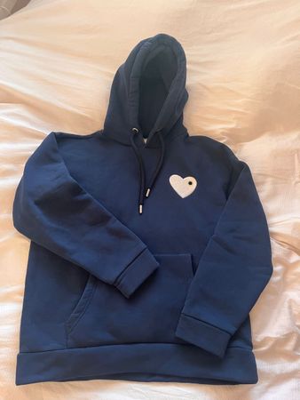 Hoodie ADJ Paris bleu marine, taille XL, parfait pour l'hive