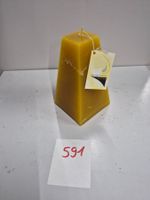 591 Posten Raureif Pyramiden-Kerze/n 100x100x180 aus Liq