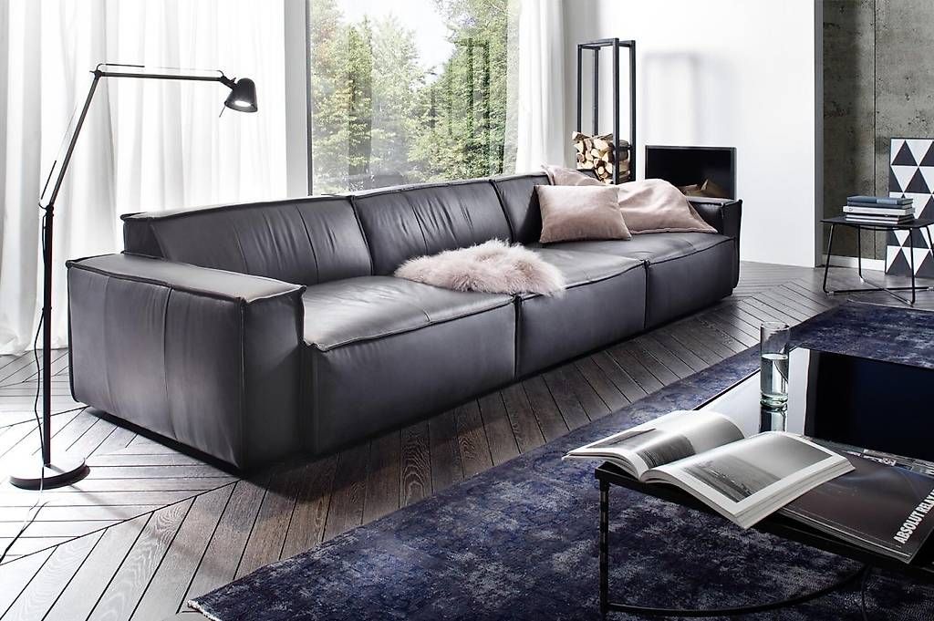 Sofas: XXL Ledersofa Upper East 4.5 Plätzer – Neu und originalverpackt aus Bischofszell von deluxe-moebel