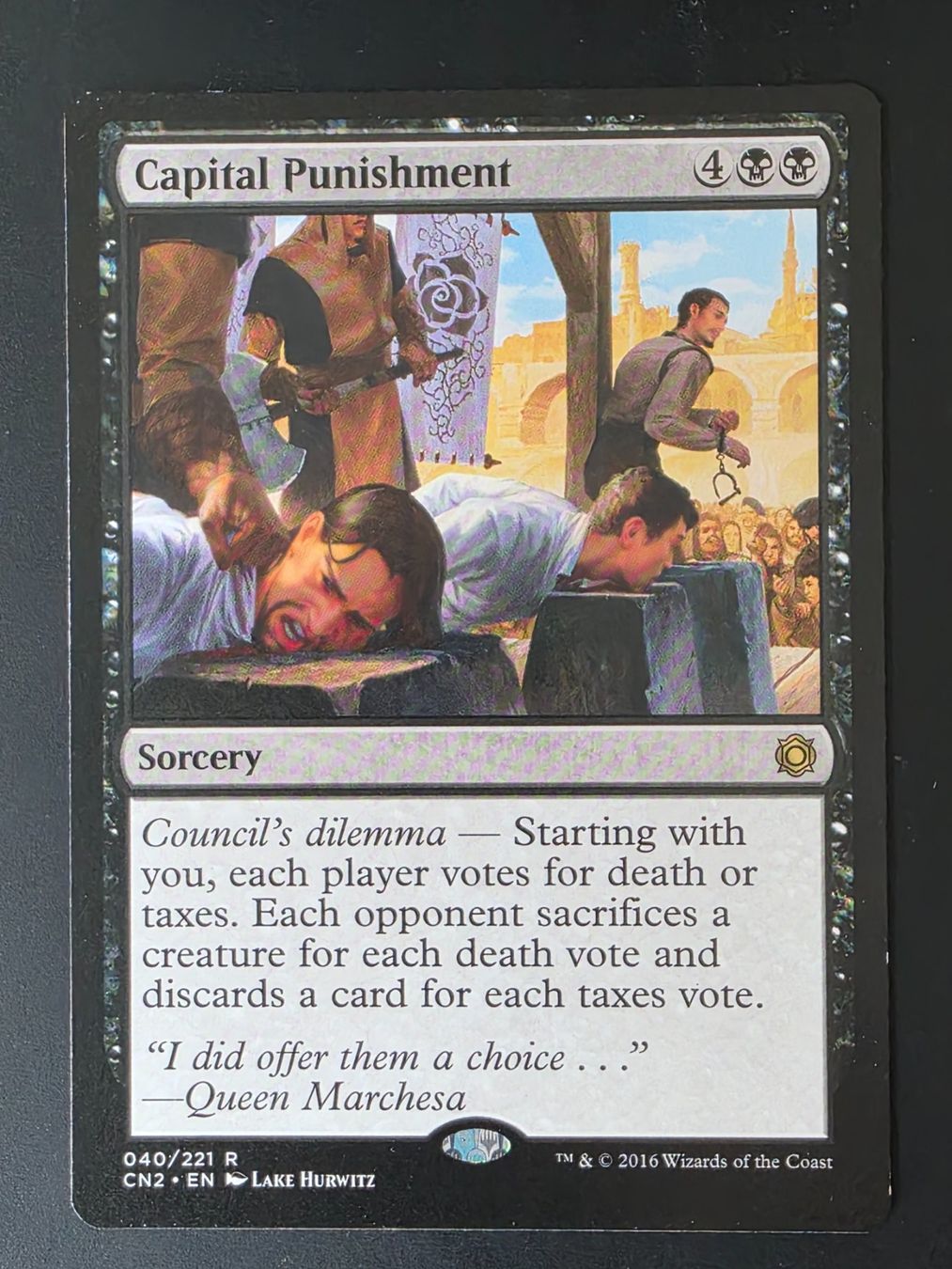 Magic The Gathering Carte collezionabili: Capital Punishment -  MTG – Usato da Zürich venduto da Semagets