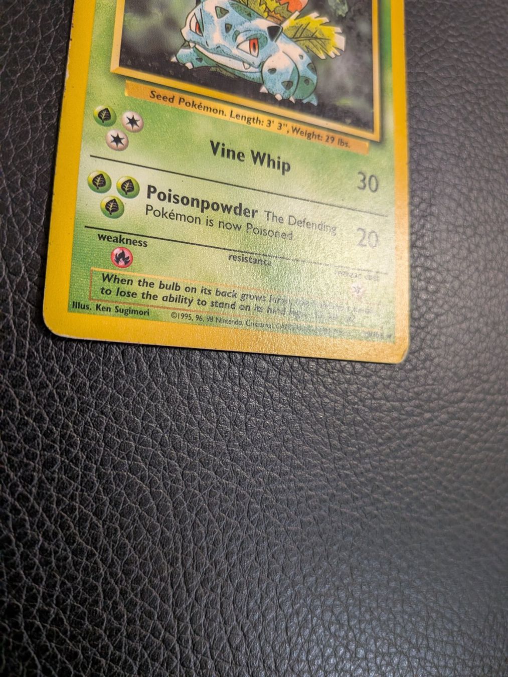 Pokémon Carte collezionabili: Base Set Ivysaur 30/102 Ab 1 – Usato da Paradiso venduto da Pkmn10 1