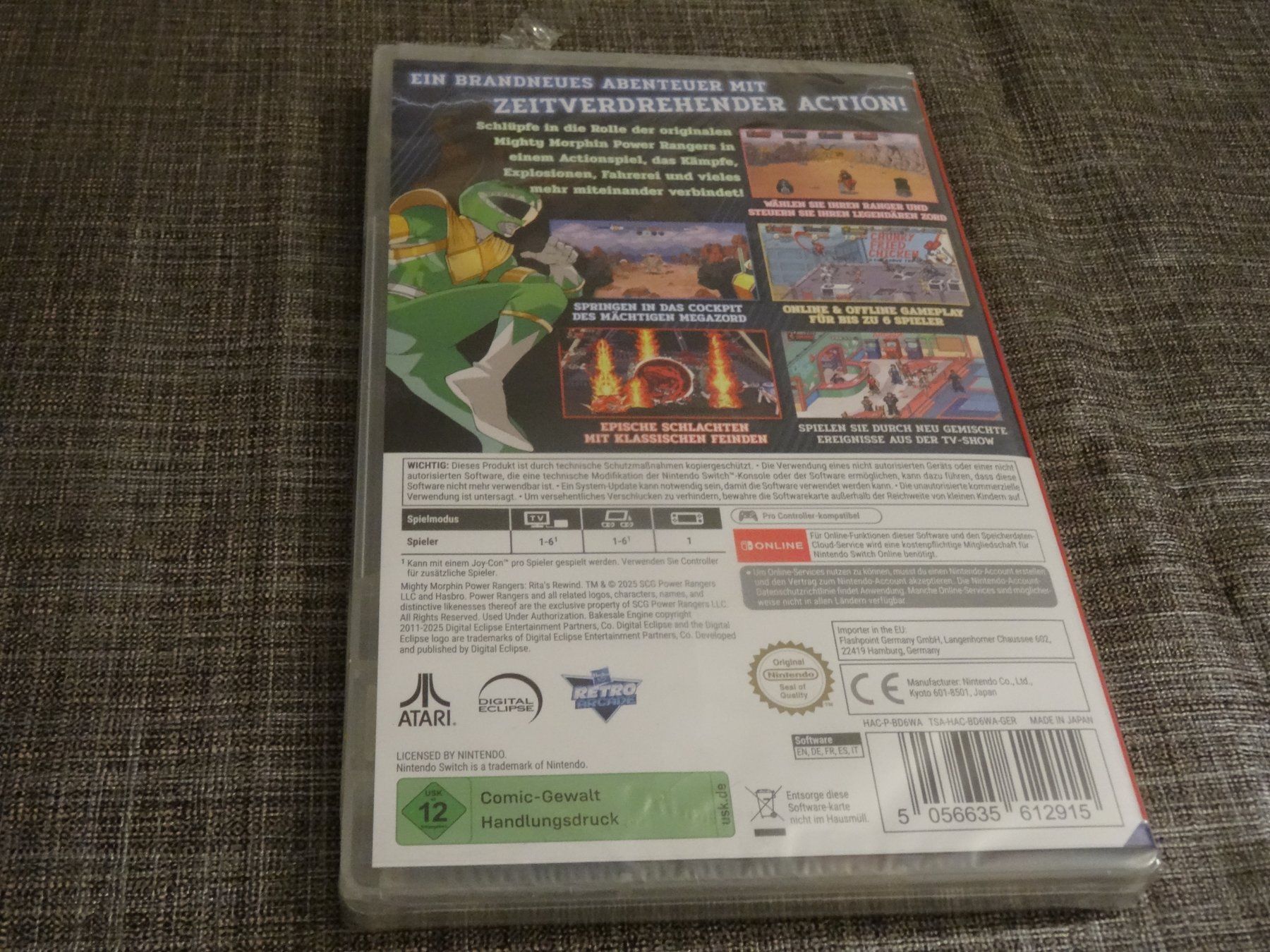 Nintendo Spiele: Power Rangers: Rita's Rewind - Nintendo Switch - Neu! – Neu und originalverpackt aus Olten von Disc-Ausverkauf 1