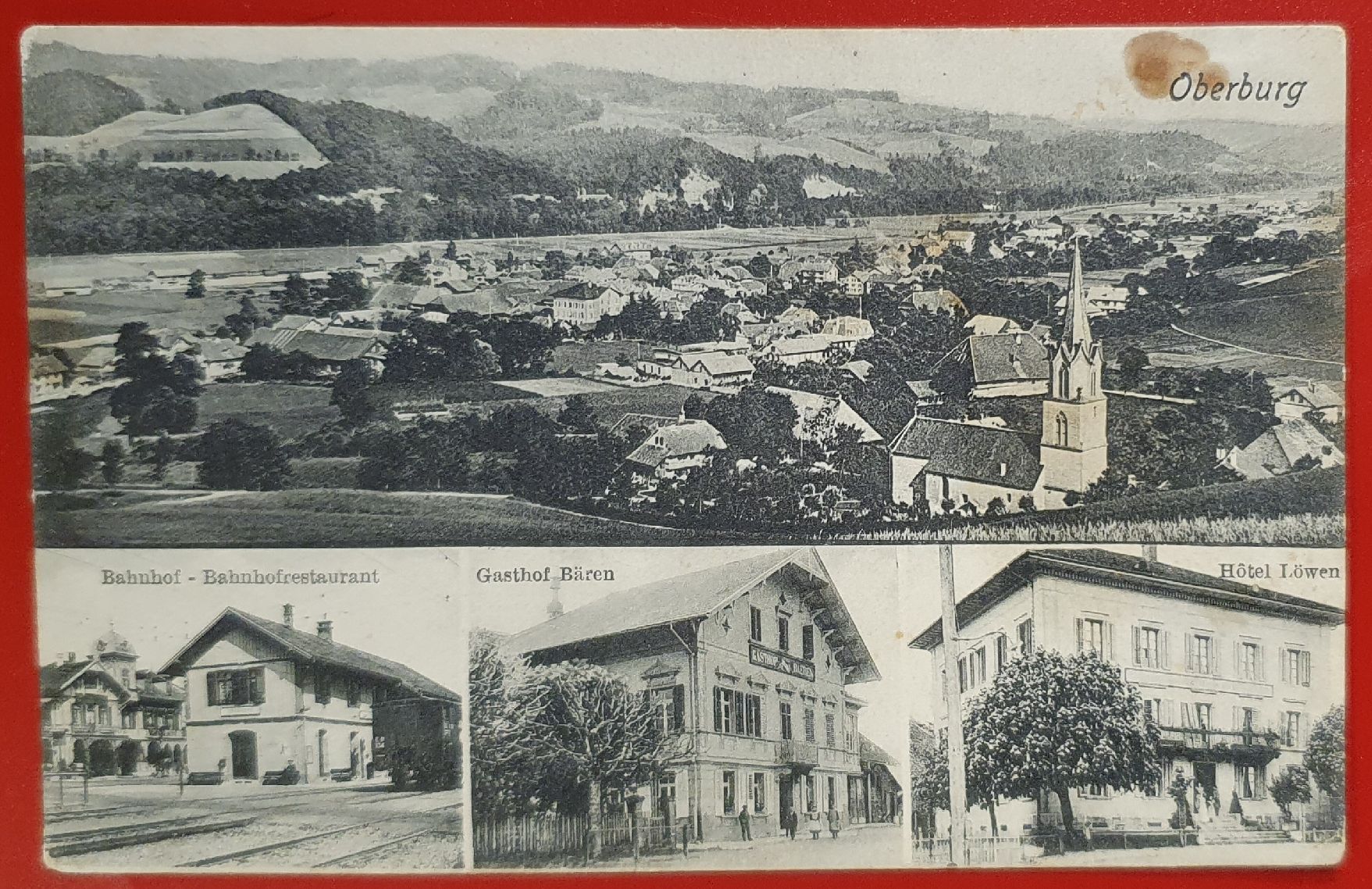 Ansichtskarten: Oberburg BE, 1905 - 4 Ansichten – Gebraucht aus Kreuzlingen von Rschweiz1