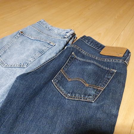 2x Jeans Homme H&M / American Eagle 30/30 + 30/32
