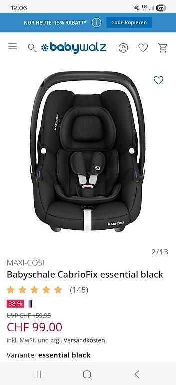 Seggiolini per auto: Babyschale neu – Usato da Therwil venduto da cag_jy2h 1