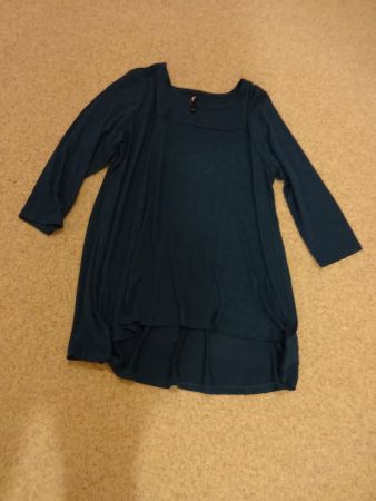 Toller Long-Pullover/Maxi Blue