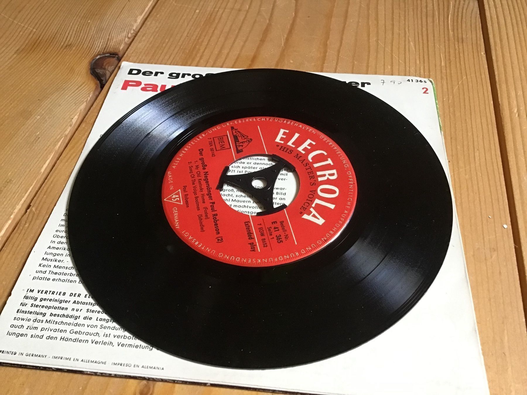 Vinyles: single, Paul Robeson, deep river – D'occasion à liestal par makai05 2