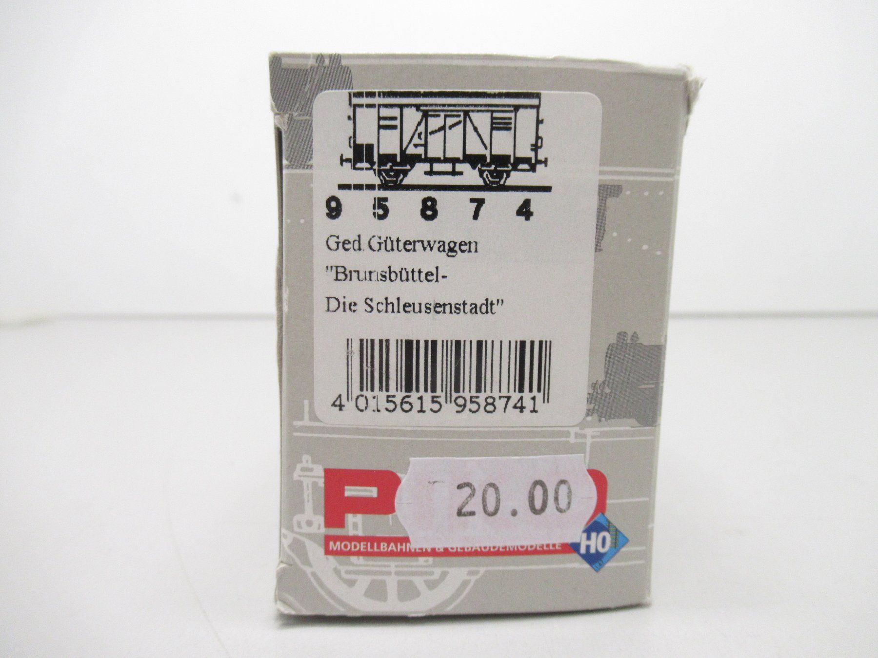 Piko Modelleisenbahnen: Piko 95874 ged. Güterwagen "Brunsbüttel" Deutsche Bahn DC H0 – Gebraucht aus Basel von mhmarken 6