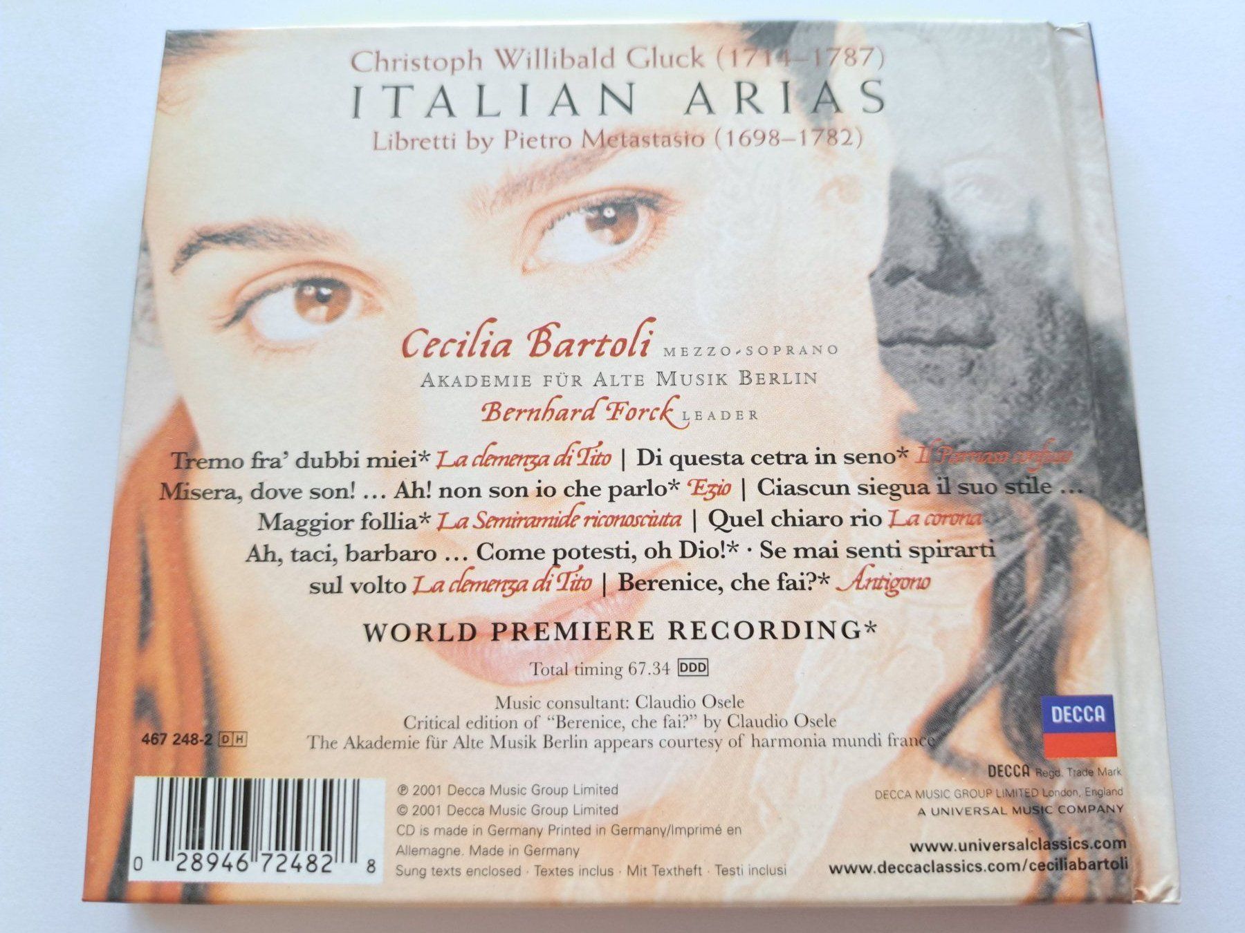 CD: CD Cecilia Bartoli - Italian Arias – Usato da Pully venduto da bro_n52j 1