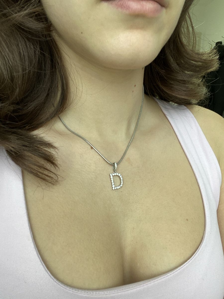 Catenine: Silberkette mit Buchstaben Anhänger "D" – Nuovo e nell'imballaggio originale da Zürich venduto da dedasiba 1