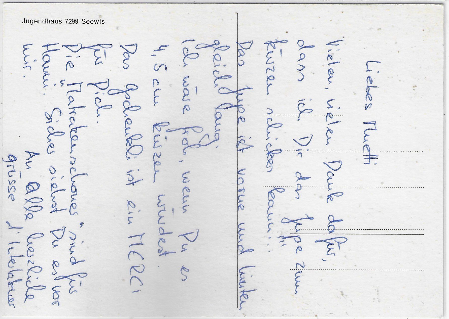 Cartoline postali: Jugendhaus Seewis – Usato da Ettingen venduto da Kartenplanet 1