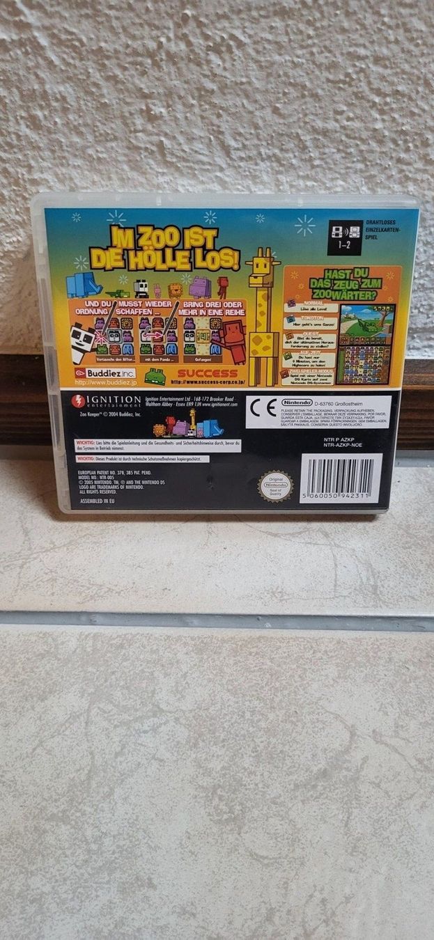 Nintendo Giochi: Nintendo DS - Zoo Keeper – Usato da Münsingen venduto da Heroism2010 1