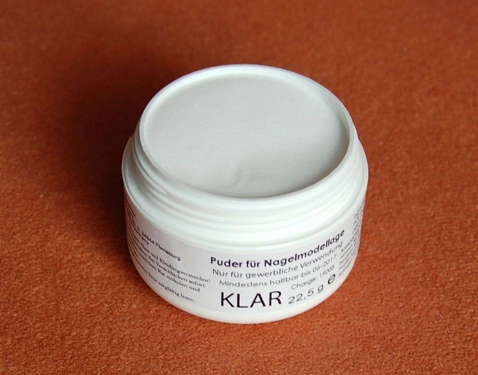 Nsi Attraction Acryl Puder, Völlig Klar, 40 G - Für Nagelmodellage, Einfach Zu Verarbeiten