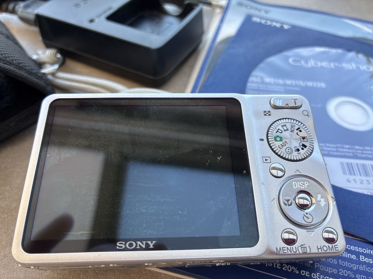 Sony Fotocamera: Sony Cyber-shot Digitalkamera silber 12.1 Megapixel – Usato da Bettlach venduto da Brissoni 2