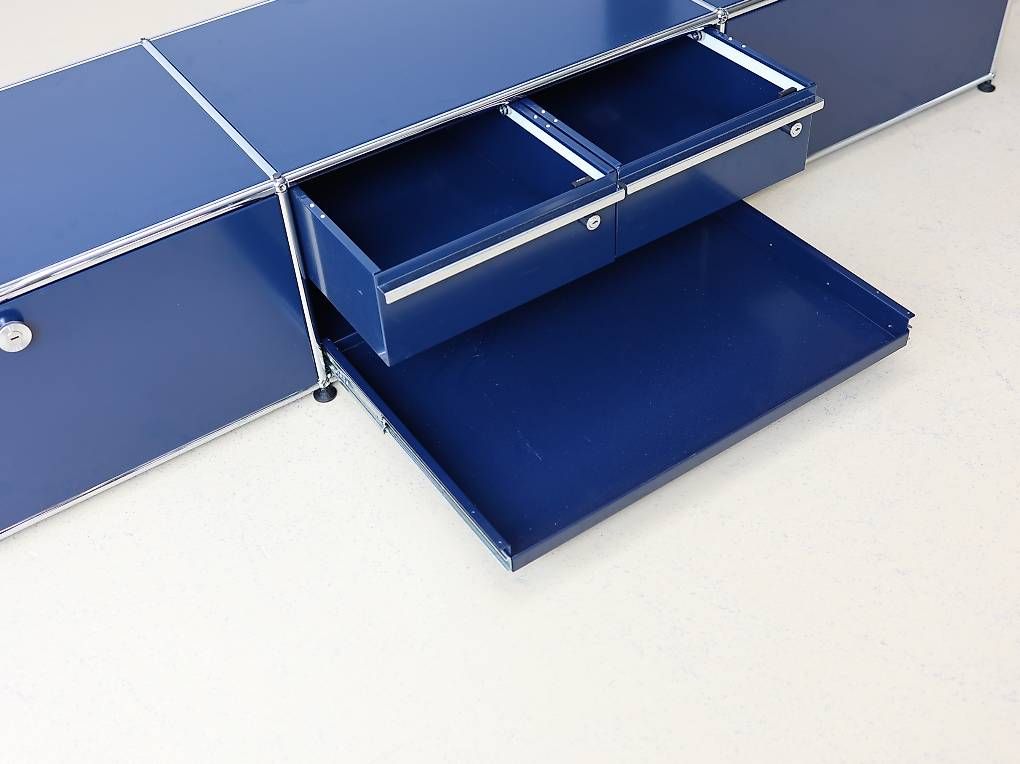 USM Cassettiere: USM Haller Lowboard Stahlblau T50 – Usato da Meinisberg venduto da atelier_TILIJA 5