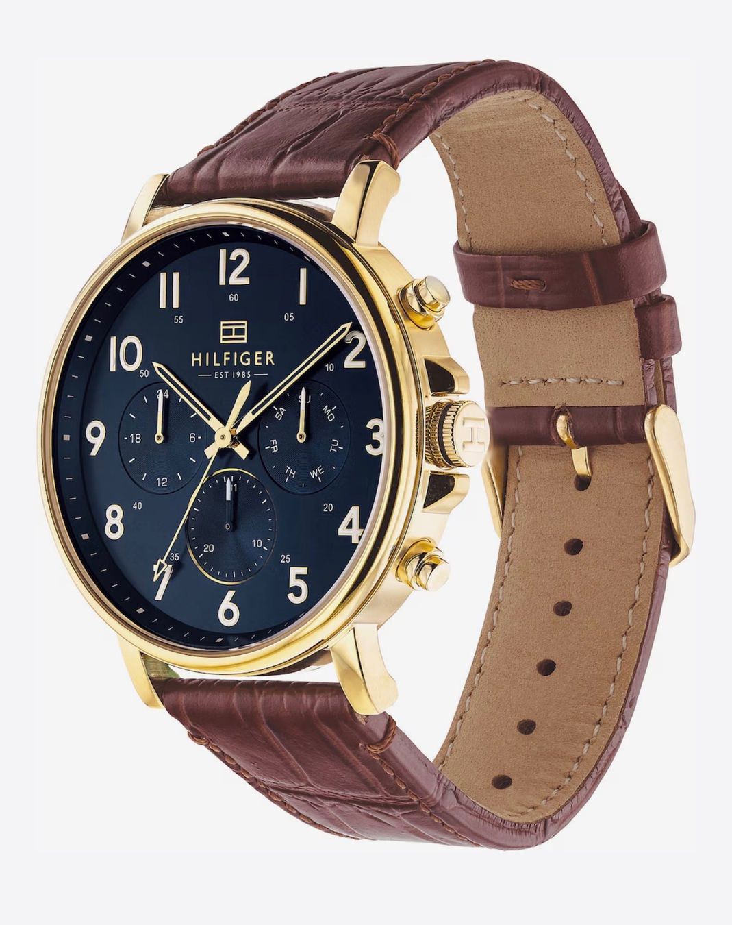 Tommy Hilfiger Orologi: TOMMY HILFIGER Multifunktionsuhr 'Dressed Up' in Braun – Nuovo e nell'imballaggio originale da Oberaach venduto da Dandy2021 2