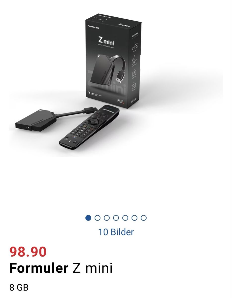 Formuler Lettore multimediale & Streamer: Formuler Z mini  – Usato da Pfaffnau venduto da M_LU