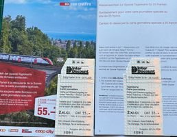 SBB Spezial-Tageskarte (2 Stück) 2. Klasse 20.08.-28.10.2026
