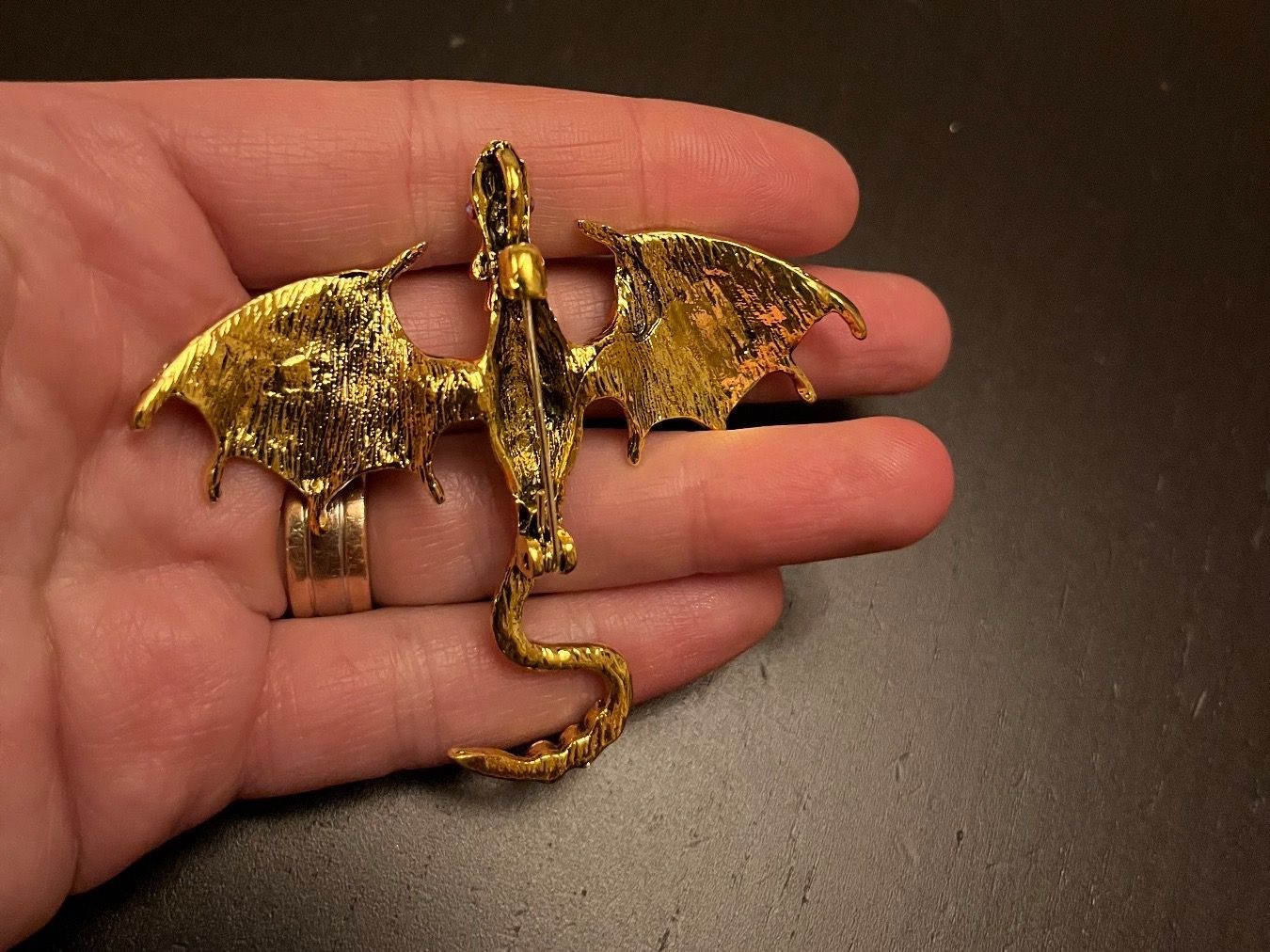 Broschen & Nadeln: Brosche Drache – Neu (gemäss Beschreibung) aus Gams von Mariawicca 4
