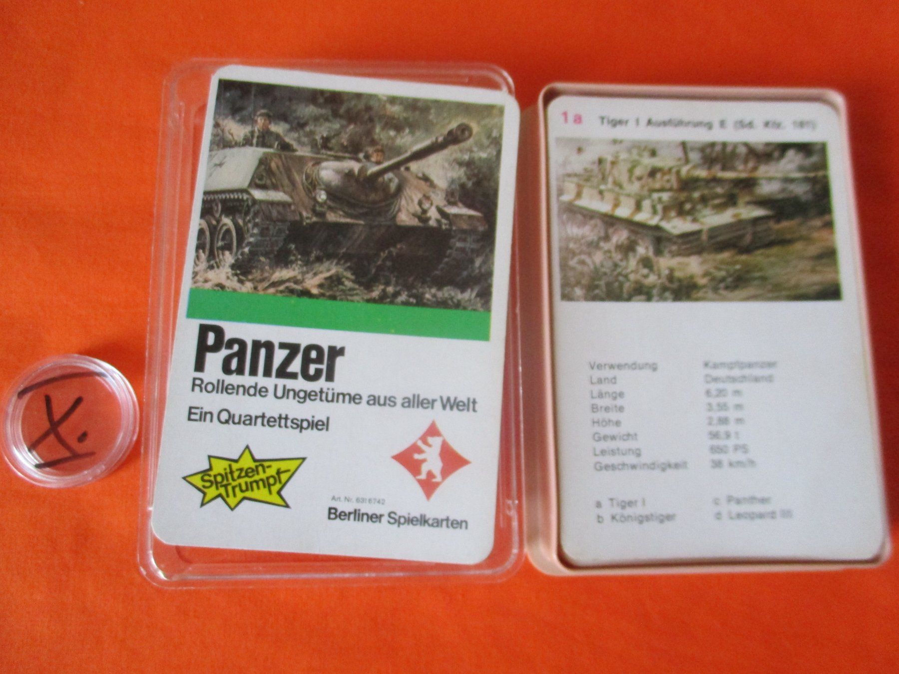 Spiele: Quartett Panzer – Gebraucht aus Birsfelden von alles-muss-raus