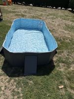 Ab 1.- chf Faltbarer Pool rechteckig tragbar 286 x 167 cm