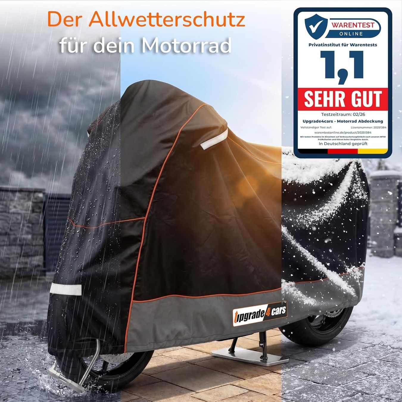 Teloni copertura moto: Motorrad Abdeckplane L wasserdicht abschliessbar 245cm – Nuovo e nell'imballaggio originale da Suhr venduto da SchnapperCH 1