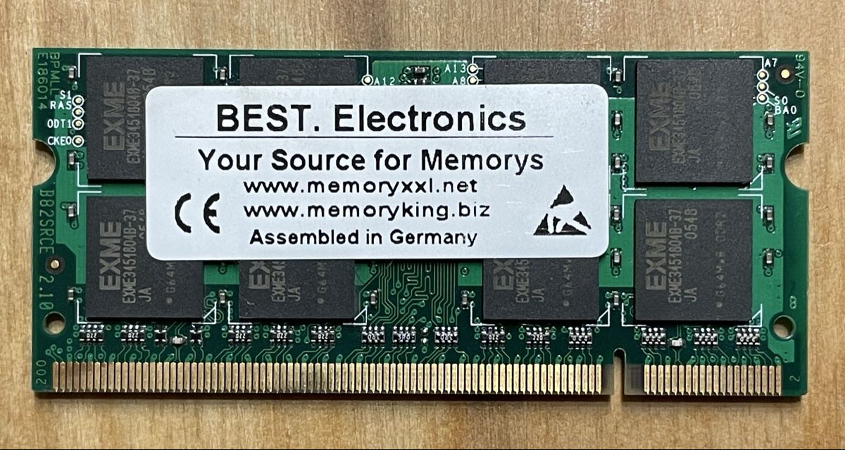 Memory / RAM: 1GB, DDR2,533,CL4 Arbeitsspeicher – Gebraucht aus Eglisau von felix_ch 1