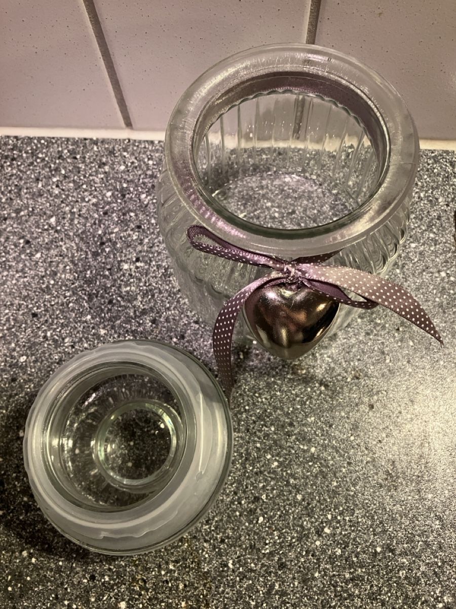 Gläser: Vorratsglas / dekoratives Glas mit Herz – Neu (gemäss Beschreibung) aus Goldau von daytona82 1