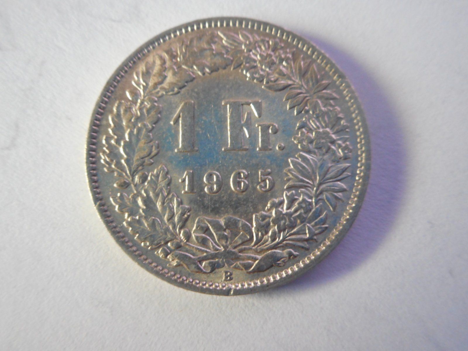 Alle Münzen: 1 Fr. 1965 silber – Gebraucht aus Kriegstetten von pizlad2010