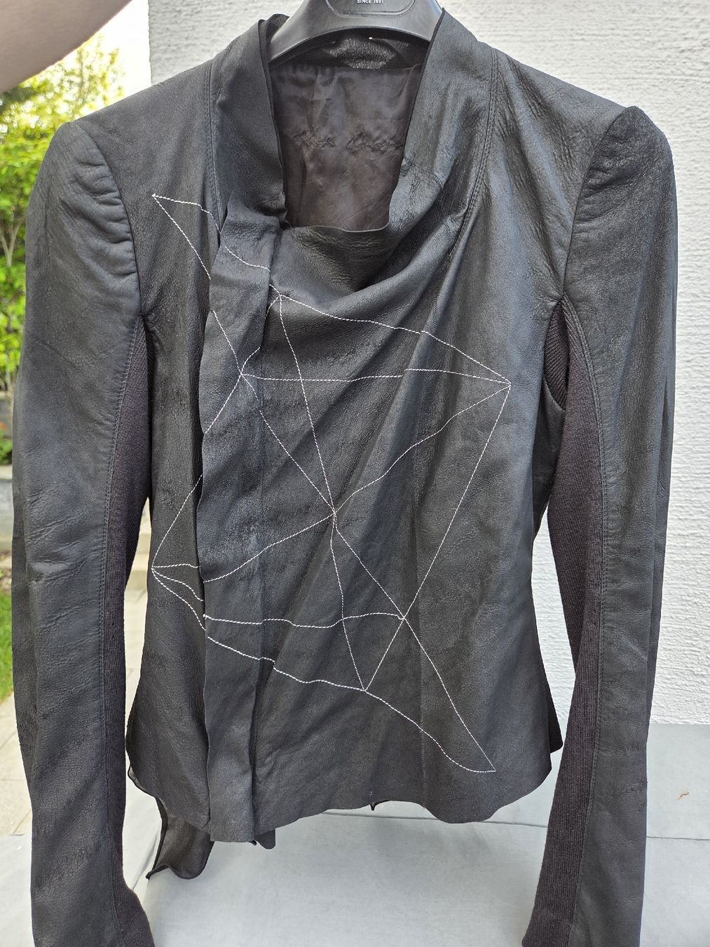 Rick Owens Giacche: Rick Owens Leather Jacket – Usato da Forch venduto da nbi_7srt 2