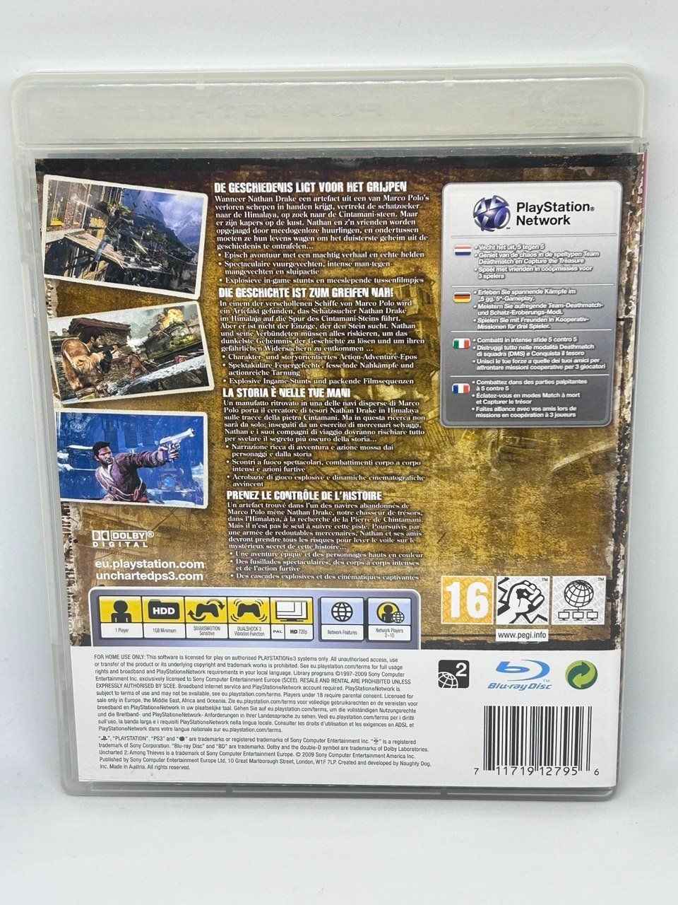 Sony Giochi: PS3 - Uncharted 2: Among Thieves – Usato da Giubiasco venduto da LorisVale 1