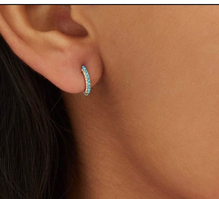 Orecchini pendenti & Orecchini a lobo: MARIA TASH Diamond, turquoise & 18kt gold earring – Usato da Wald ZH venduto da Gosia_N 6
