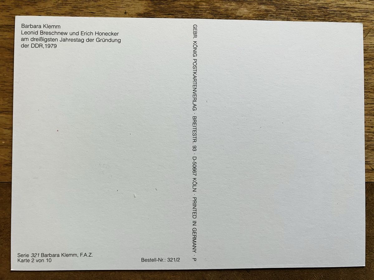 Ansichtskarten: AK Bruderkuss – Neu (gemäss Beschreibung) aus Buchs AG von Allerleis 1