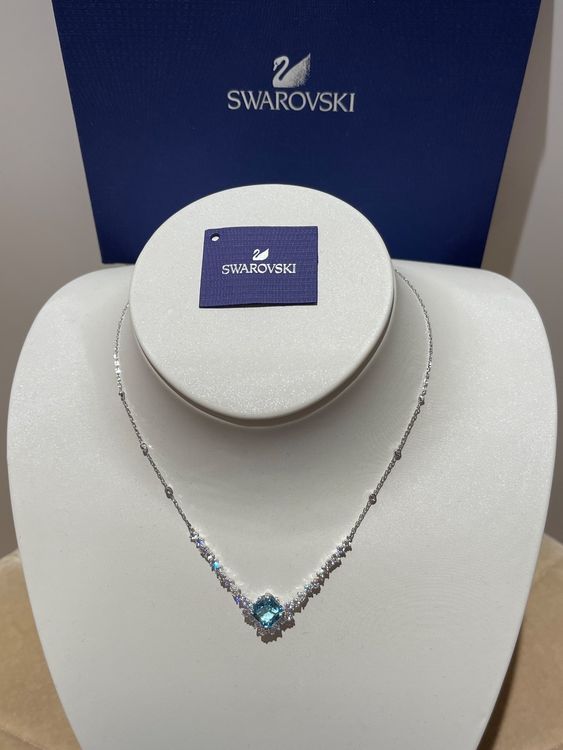 Erstaunlich Swarovski Kette Blau Fotos