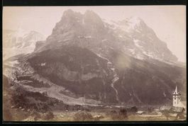 Fotografie Grindelwald, Teilansicht mit 