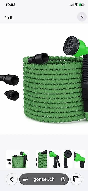 Rohre & Schläuche: Flexi Gartenschlauch, neu – Neu und originalverpackt aus Strengelbach von Luftschutzsoldat 1