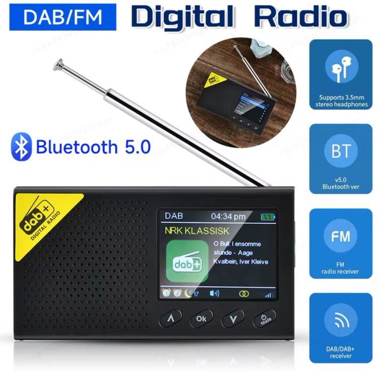 Radio: Digital Radio DAB+ FM Bluetooth – Nuovo e nell'imballaggio originale da Reinach BL venduto da lanserver