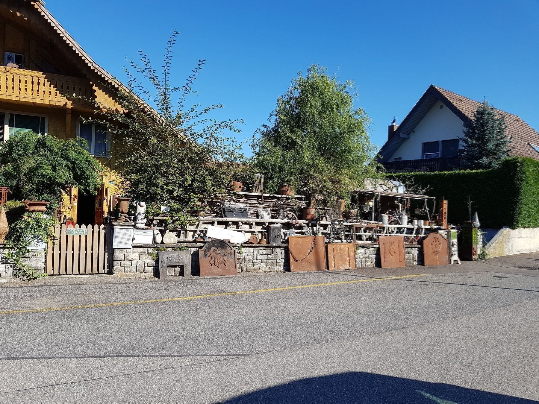 Camini: Ofenplatte Cheminee Gusseisen,gartendeko – Usato da St. Antoni venduto da Mischtle 3