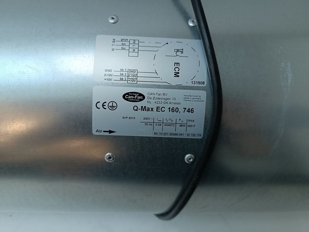 Can-Fan Ventilatoren: CAN-FAN Q-Max Rohrventilator EC 160 – Gebraucht aus Luzern von Restwert_Luzern 2