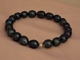 ECHTES PERLENARMBAND FLEXIBEL
