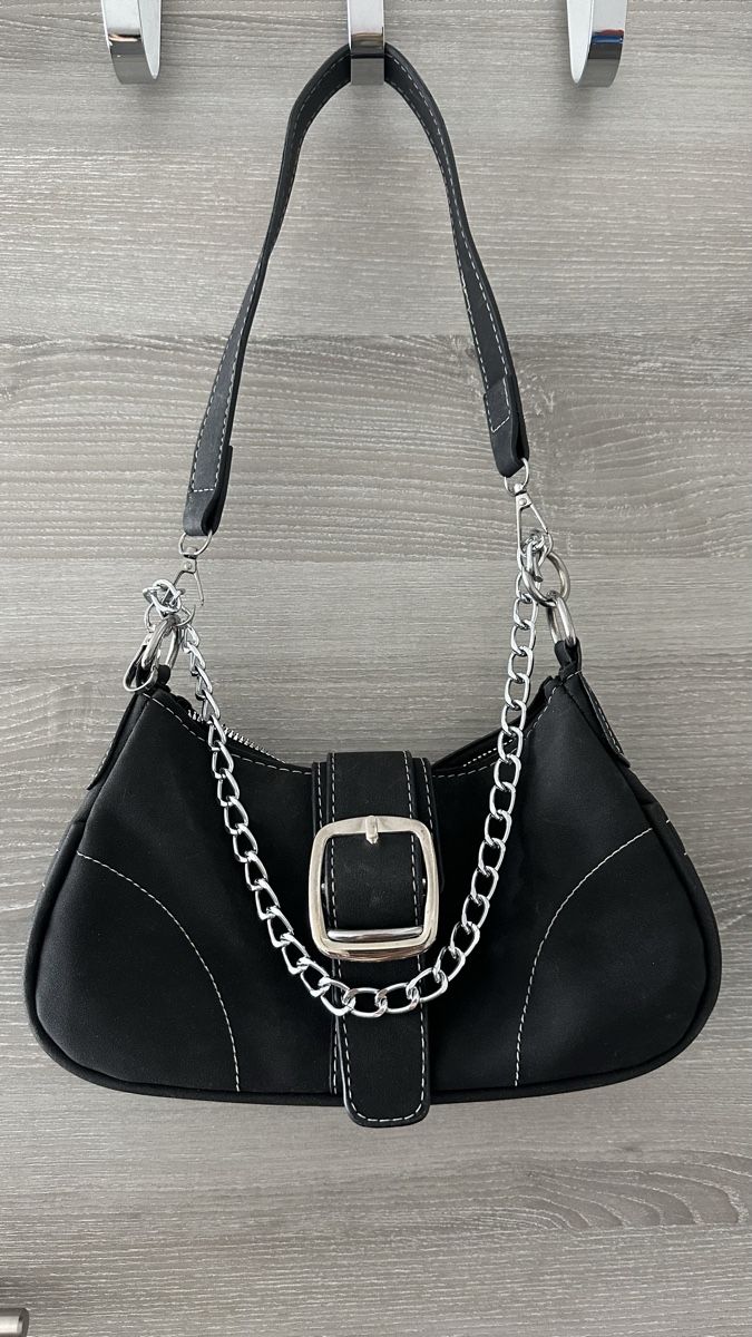 Shein Borse da donna: Schultertasche schwarz mit Kette  – Nuovo (secondo la descrizione) da uerikon venduto da SITRRY4