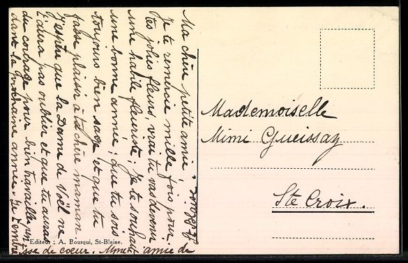Cartoline postali: AK St-Blaise, Vue générale – Usato da Berlin venduto da bartko-reher 1