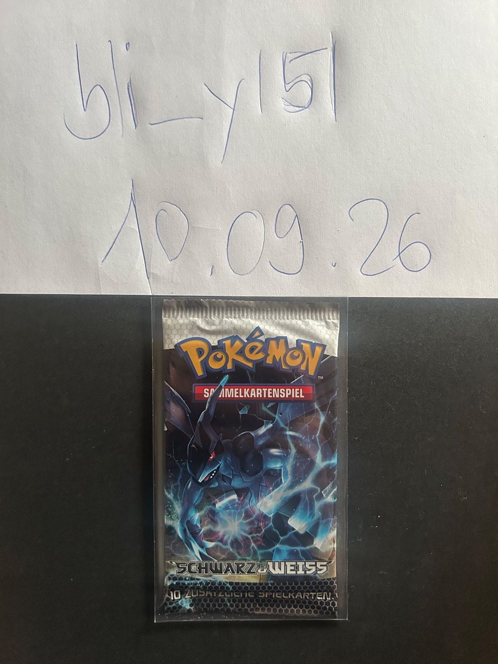 Pokémon Carte collezionabili: GER - 1x Schwarz & Weiss Base Set Booster – Nuovo (secondo la descrizione) da Zürich venduto da bli_yl5l