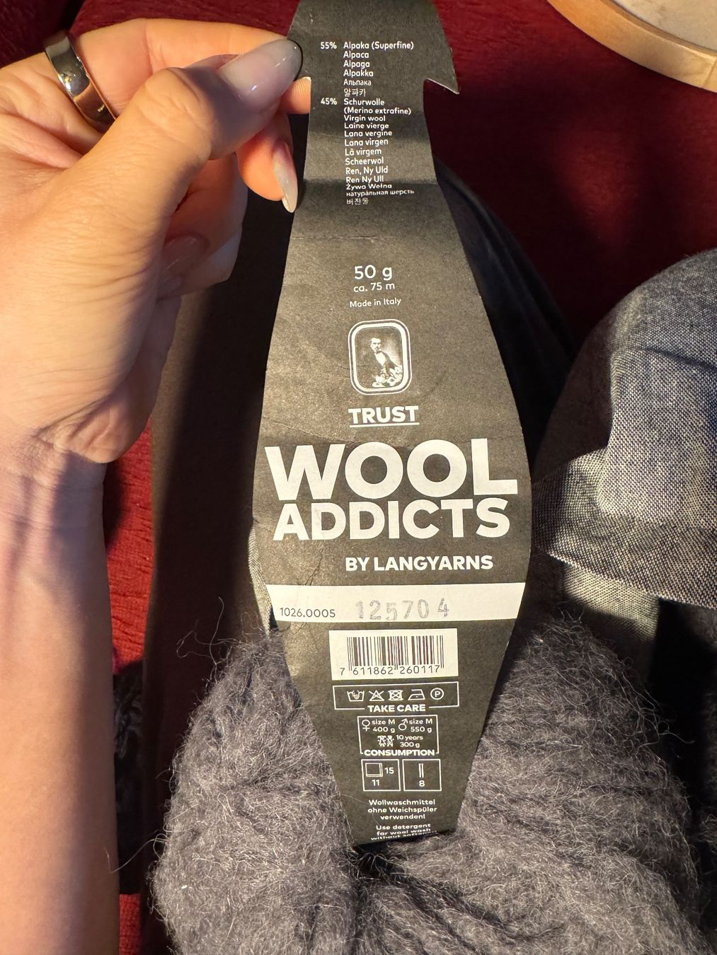 Lang Yarns Wolle: Wolle zum stricken – Gebraucht aus BERN von mar_rz79 3