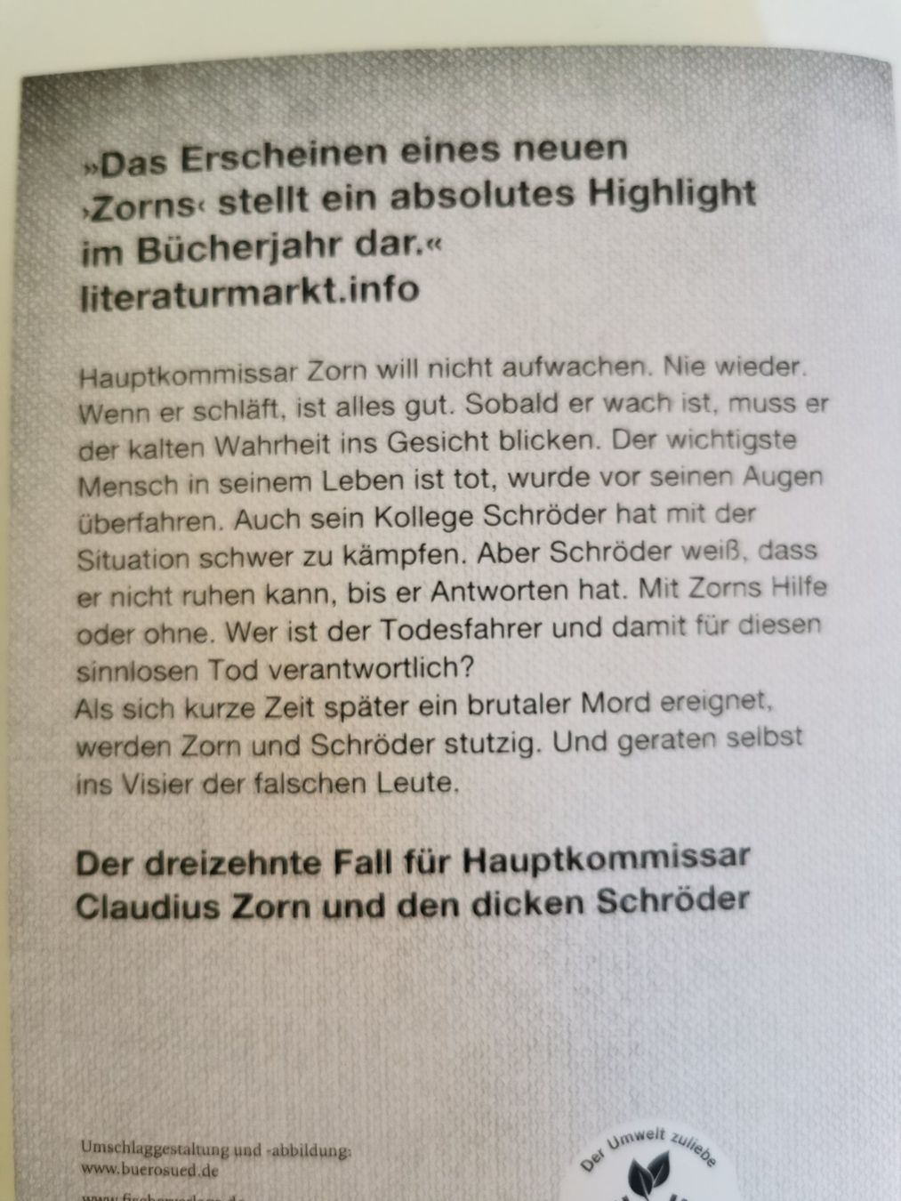 Libri: Zorn-Krimis von Stephan Ludwig – Usato da bern venduto da jeannie2006 2