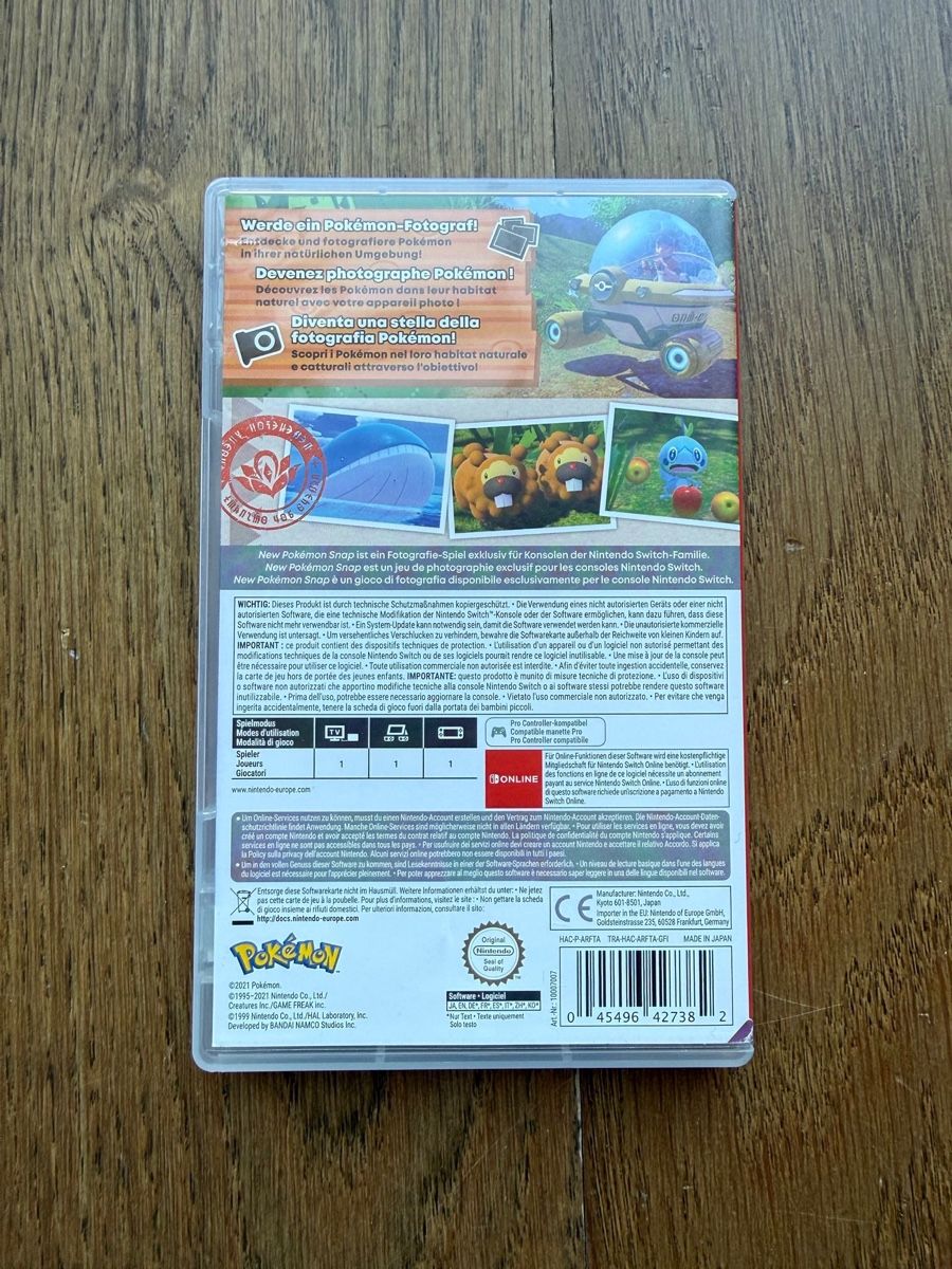 Nintendo Giochi: New Pokémon Snap / Nintendo Switch – Usato da Läufelfingen venduto da Seraphim13 1