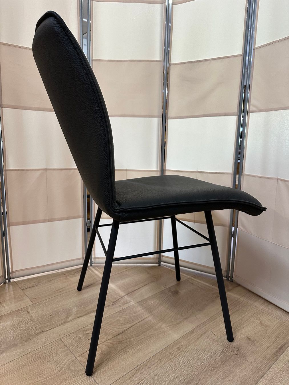 Sedie: 6 Stühle MAXIMO ELEGANT von Wimmer Leder anthrazit – Nuovo (secondo la descrizione) da Unterentfelden venduto da moebelrufli 1