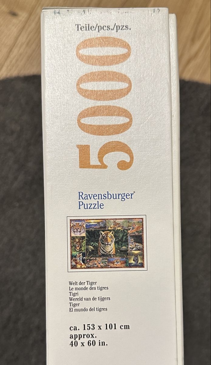 Ravensburger Puzzles: Ravensburger Welt der Tiger 5000 Teile – Gebraucht aus Hindelbank von NiciW7 1