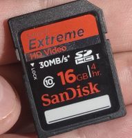 SanDisk Extreme 16GB SDHC Speicherkarte HD Video
