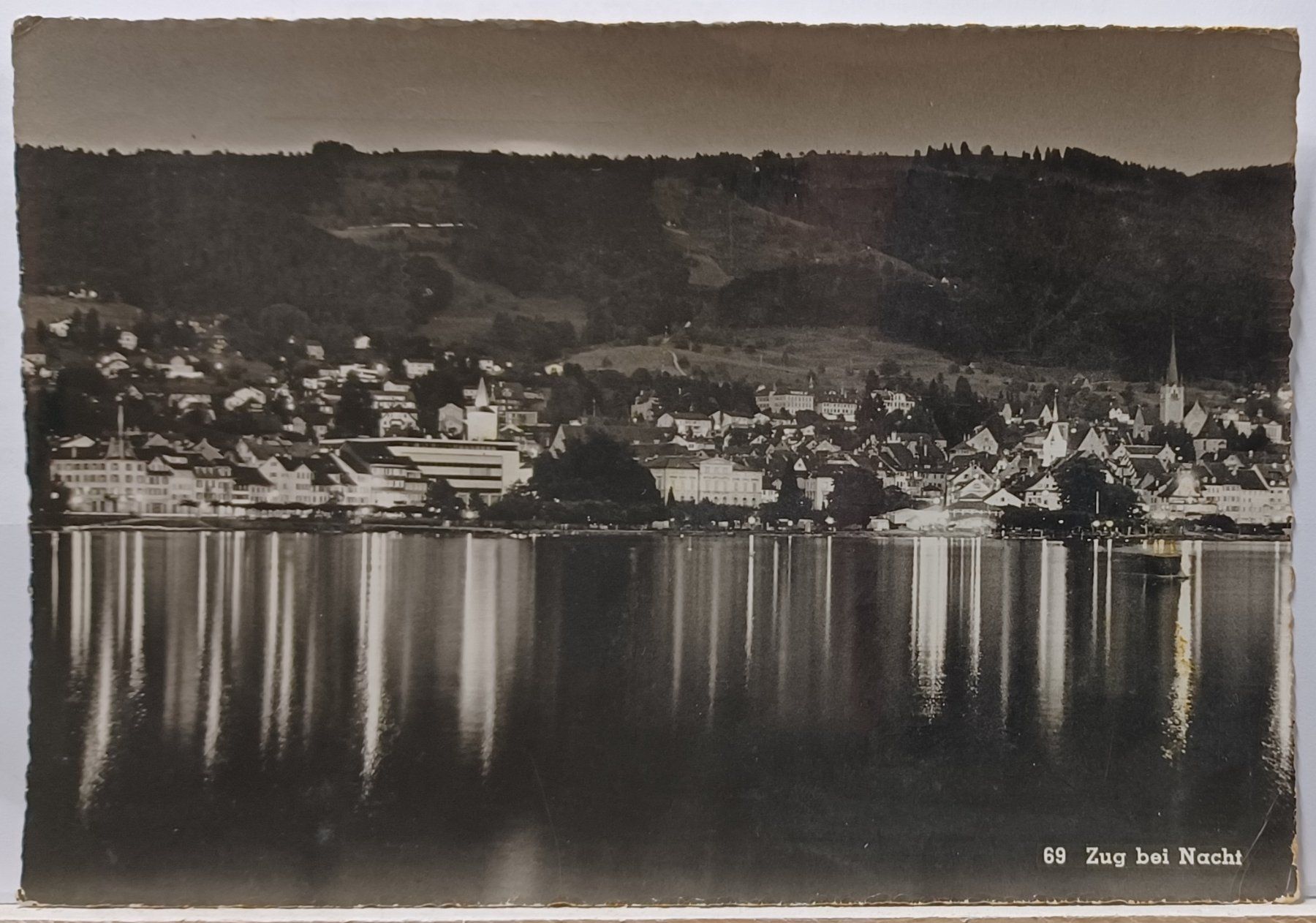 Cartoline postali: No.69, Zug bei Nacht, 1965 – Usato da Aarau Rohr venduto da mgvw
